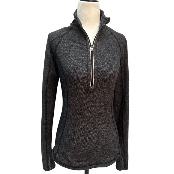 LULULEMON Run U-Turn Pullover Reversible 1/2 zip Size 4 - Picture 5 of 11